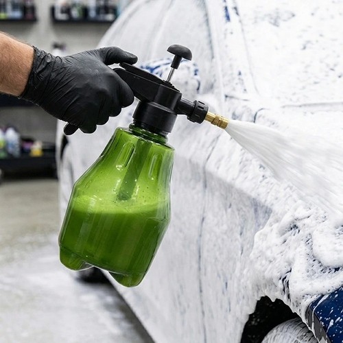Car wash spray - car, bottle