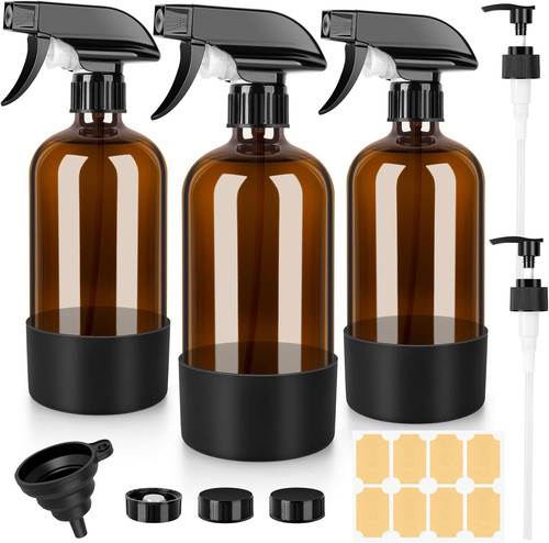 Pack glass spray bottles - 3,
