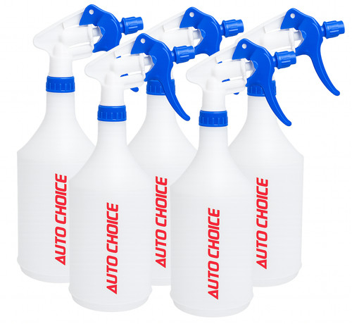 Blue trigger spray bottles - 5x,
