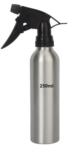 250ml aluminium spray bottle - aluminium,