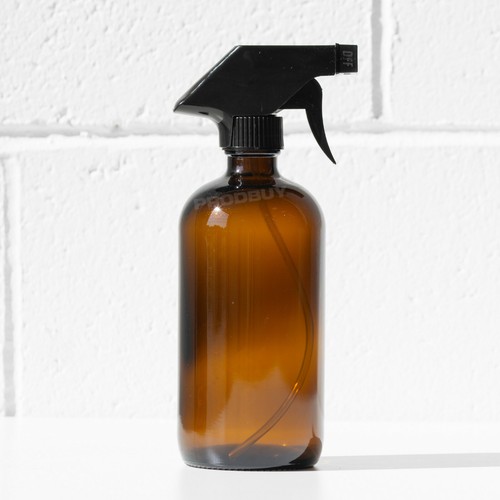 Brown glass spray bottle water - bottle,